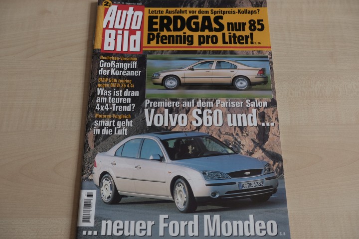Deckblatt Auto Bild (37/2000)